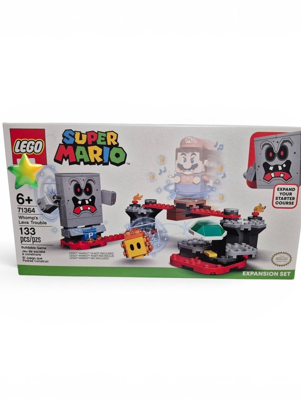 Lego Super Mario Whomp's Lava Trouble Expansion Set - 71364